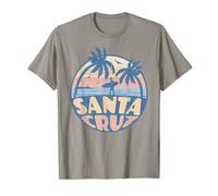 Santa Cruz California Beach Surf Vacaciones de verano Vintage Camiseta