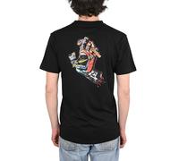 Santa Cruz Camiseta Collage A Mano Manga Corta Negro Algodón