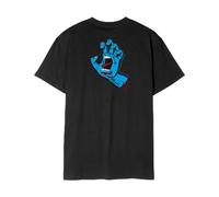 Santa Cruz Camiseta de manga corta para hombre Screaming Hand, Negro, M