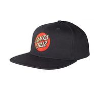 Gorra Snapback Classic Dot Santa Cruz - Negra