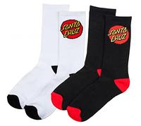 Santa Cruz Classic Dot 2 Pk Socks, varios, Einheitsgröße Große Größen