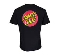 Santa Cruz Classic Dot Chest tee t Shirt Black PE23