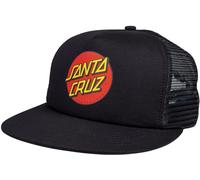 Santa Cruz Classic Dot Snapback truckerpet Black