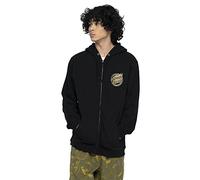 Santa Cruz Holo Flamed Dot - Sudadera con capucha para hombre, color negro, talla M, Negro , M