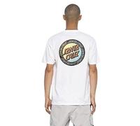 Santa Cruz Loud Ringged Dot - Camiseta para hombre, color blanco, talla L, Blanco, L