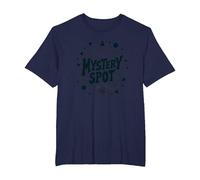 Santa Cruz Mystery Spot Retro Graphic para Hombre Camiseta, Hombre Tallas Grandes, Azul Marino, 3X Alto