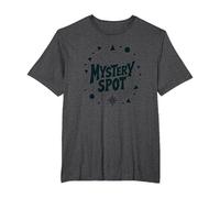 Santa Cruz Mystery Spot Retro Graphic para Hombre Camiseta, Hombre Tallas Grandes, Jaspeado Oscuro, 3X Alto