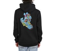 Santa Cruz Roskopp Screaming Five Sudadera Tipo Hoodie Con Capucha Negra