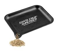 Santa Cruz Shredder Bandeja rodante de cáñamo con Boquilla para un fácil llenado de Bordes Redondeados Lisos, pequeña (Negro)