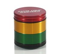 Santa Cruz Shredder Molinillo de especias de metal fabricado en Estados Unidos (mediano (2.2 pulgadas), rasta)