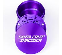 Santa Cruz Shredder Molinillo de especias jumbo de 3 piezas de metal, color morado