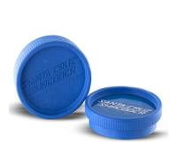 Santa Cruz Shredder Molinillo para especias con parte superior moleteada para un agarre más fuerte, 2 piezas, tamaño mediano 2.2 (azul)