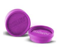 Santa Cruz Shredder Molinillo para hierbas moleteado superior para un agarre más fuerte, 2 piezas, mediano 2.2 (morado)