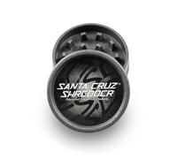 Santa Cruz Shredder Molinillo para hierbas moleteado superior para un agarre más fuerte, 2 piezas, mediano 2.2 (negro)