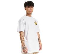 Santa Cruz Skateboards Kendall Wolf Dot - Camiseta para hombre, 100 % algodón, estampado gráfico de pecho y espalda de Jeff Kendall Pro, blanco, L