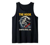 Santa Cruz The Hook Vintage Hombres Surf Skateboarding Camiseta sin Mangas
