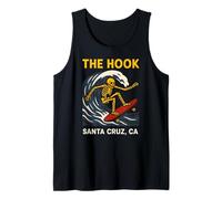 Santa Cruz The Hook Vintage Hombres Surf Skateboarding Camiseta sin Mangas