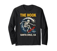 Santa Cruz The Hook Vintage Hombres Surf Skateboarding Manga Larga