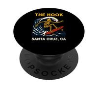 Santa Cruz The Hook Vintage Hombres Surf Skateboarding PopSockets PopGrip Adhesivo