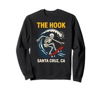 Santa Cruz The Hook Vintage Hombres Surf Skateboarding Sudadera