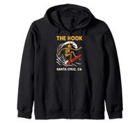 Santa Cruz The Hook Vintage Hombres Surf Skateboarding Sudadera con Capucha
