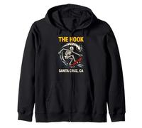 Santa Cruz The Hook Vintage Hombres Surf Skateboarding Sudadera con Capucha