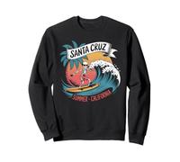 Santa Cruz Tshirt Men California Surf California Retro Sudadera