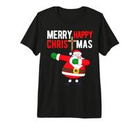 Santa Dab Dance cree en Jesús Feliz Navidad Cristiano Camiseta Premium