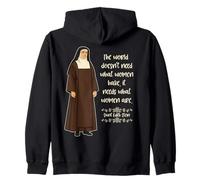 Santa Edith Stein Cita Católica de la Mujer Teresa Benedicta Sudadera con Capucha