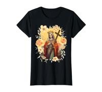 Santa Elena La Verdadera Cruz e Iglesia del Santo Sepulcro Camiseta gráfica económica, Mujer, Negro, XL