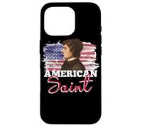 Santa Elizabeth ANN Seton American Saint USA Bandera católica Carcasa para iPhone 16 Pro