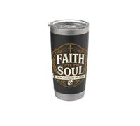 Santa Elizabeth Ann Seton Cita Fe Levanta Alma Santa Católica Vaso térmico de acero inoxidable de doble pared