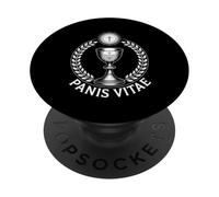 Santa Eucaristía de la Misa Latina Católica Tradicional PopSockets PopGrip Adhesivo