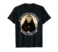 Santa Faustina Kowalska ruega por nosotros, regalo cristiano católico Camiseta