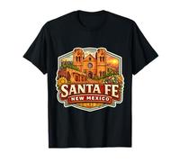 Santa Fe Nuevo México Recuerdo Ciudad Estado Capital Vintage Camiseta