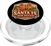 Santa Fe Nuevo México Recuerdo Ciudad Estado Capital Vintage PopSockets PopGrip para MagSafe