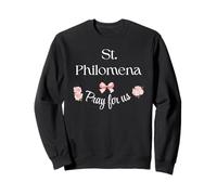 Santa Filomena Orar Católica Patrona Santa Infantes Niña Santa Sudadera