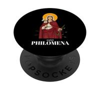 Santa Filomena Patrona de la Juventud PopSockets PopGrip Adhesivo