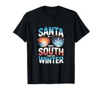 Santa fue al Sur para la Navidad de Winter Beach Camiseta