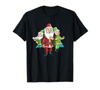 Santa Geocaching con Sus Elfos - Christmas Geocaching Camiseta