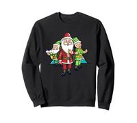 Santa Geocaching con Sus Elfos - Christmas Geocaching Sudadera