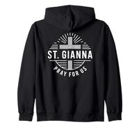 Santa Gianna ruega por Nosotros Patrona católica Sudadera con Capucha