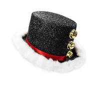 Santa Hats - Santa Headwear With White Fluff And 3 Bells,Party Hats | For Women, Men, Christ Delightful Giving Solution That Spreads Merriment Tomas, New Year, Party, Event, Cosplay, Performance