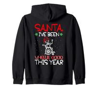 Santa, he Sido Bueno Este año - Silla de Ruedas Sudadera con Capucha