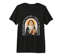 Santa Hildegarda de Bingen Monja Mística Arte Inspirador Camiseta Premium