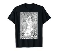 Santa Inés de Roma Arte Vintage Católica Patrona de Las Niñas Camiseta