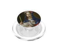 Santa Inés de Roma Tarjeta de oración Vintage Arte Católico Santos PopSockets PopGrip para MagSafe