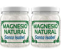 Santa Isabel Magnesio Cristalizado Soluble 250gr Vía Oral en Sulfato y Cloruro para Sistema Inmunológico. Limpieza Hepática y Colon. Ayuda a desintoxicar el organismo (Pack de 2)