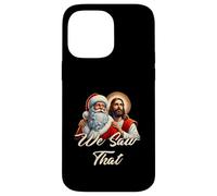 Santa Jesús, Hemos Visto Esa Feliz Navidad, Christian Funny Carcasa para iPhone 14 Pro MAX