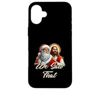Santa Jesús, Hemos Visto Esa Feliz Navidad, Christian Funny Carcasa para iPhone 16 Plus